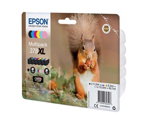 Printertilbehør blekk/toner - Epson 378XL Multipack - 6 pakker - XL - sort gul cyan magenta lys magenta lys cyan - original - blækpatron - Blekkpatron Blå - C13T37984020