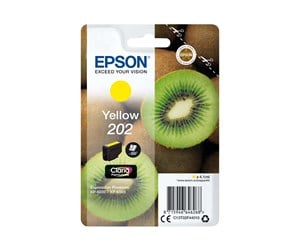 Printertilbehør blekk/toner - Epson 202 - gul - original - blækpatron - Blekkpatron Yellow - C13T02F44010