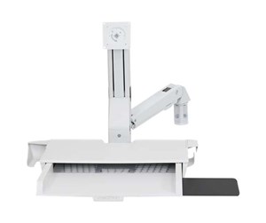 Skjermholder - Ergotron StyleView Sit-Stand Combo Arm with Worksurface - 45-260-216