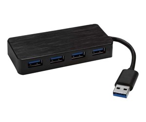 USB-hub - StarTech.com USB 3.0 Hub 4-port with Charge Port USB-hub - 4 porter - Svart - ST4300MINI