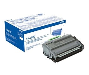 Printertilbehør blekk/toner - Brother TN3520 / TN 3520 Black Toner - Laser toner Svart - TN3520