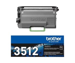 Printertilbehør blekk/toner - Brother TN3512 / TN 3512 Black Toner - Laser toner Svart - TN3512