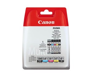 Printertilbehør blekk/toner - Canon PGI-580/CLI-581 / 2078C005 Multi Pack - Blekkpatron Blå - 2078C005