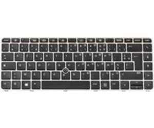 Tastatur - HP I Keyboard BL W/PT STK 14 FR - Bærbart tastatur - til utskifting - 836308-051