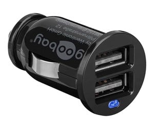 Kamerabatteri & Batterigrep - Pro USB Car Charger 12V - 2xUSB (2.1A) - 4040849441776