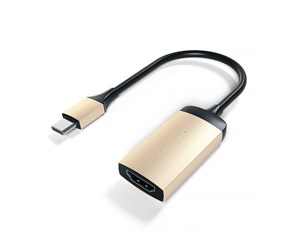 Skjermkabel - Satechi USB-C 4K 60 Hz HDMI Adapter - Silver - ST-TC4KHAS