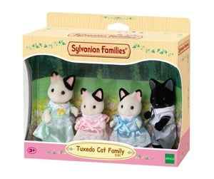 Dukker, Bamser & Utstyr - Sylvanian Families Tuxedo Cat Family - 5181