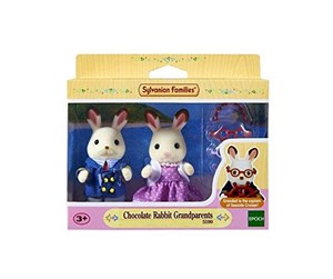 Dukker, Bamser & Utstyr - Sylvanian Families Chocolate Rabbit Grandparents - 5190