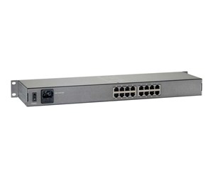 Switch/splitter - LevelOne FEP-1601W120 - switch - 16 porte - monterbar på stativ - FEP-1601W120