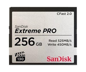 Minnekort - SanDisk Extreme Pro CFast 2.0 - 525MB/s - 256GB - SDCFSP-256G-G46D