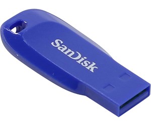 Minnepenn - SanDisk Cruzer Blade - Blå - 32GB - Minnepenn - SDCZ50C-032G-B35BE