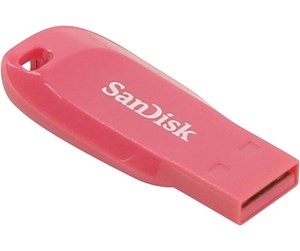 Minnepenn - SanDisk Cruzer Blade - Rosa - 32GB - Minnepenn - SDCZ50C-032G-B35PE