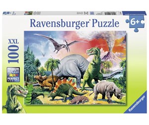 Puslespill - Ravensburger Among the Dinosaurs - 100p - 10110957