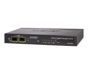 Switch/splitter - PLANET 8-Port GE + 2-Port SFP Managed Desktop Swit - GSD-1002M