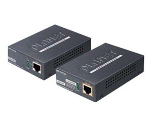 Repeater & Transceiver - PLANET 1-Port Long Reach PoE over UTP Extender Kit - LRP-101U-KIT