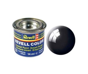 Modellsett - Revell enamel paint # 07-black Shiny - 32107