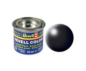 Modellsett - Revell enamel paint # 302-black silk Matt - 32302