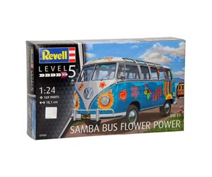 Modellsett - Revell Volkswagen T1 Samba Bus Flower Power - 07050