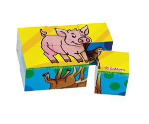 Babyleker - Eichhorn Block Puzzle 6 pcs - 100005481