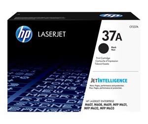 Printertilbehør blekk/toner - HP 37A / CF237A Black Toner - Laser toner Svart - CF237A