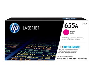 Printertilbehør blekk/toner - HP 655A / CF453A Magenta Toner - Laser toner Rød - CF453A