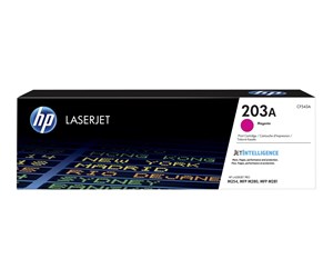 Printertilbehør blekk/toner - HP 203A / CF543A Magenta Toner - Laser toner Rød - CF543A