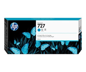 Printertilbehør blekk/toner - HP 727 / F9J76A High Capacity Cyan Ink - Blekkpatron Blå - F9J76A