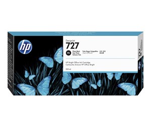 Printertilbehør blekk/toner - HP 727 / F9J79A High Capacity Photo Black Ink - Blekkpatron Foto-sort - F9J79A