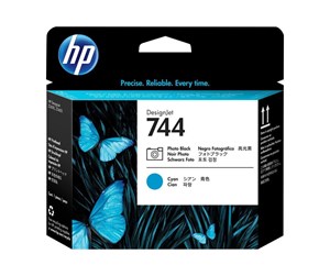 Printertilbehør blekk/toner - HP 744 / F9J86A - Skrivehode Blå - F9J86A