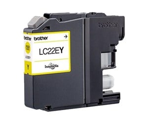 Printertilbehør blekk/toner - Brother LC22EY / LC 22EY High Capacity Yellow Ink - Blekkpatron Yellow - LC22EY