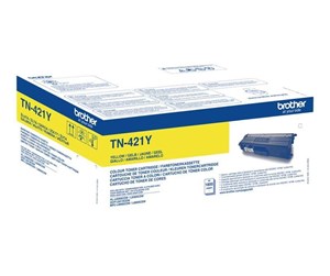 Printertilbehør blekk/toner - Brother TN421Y / TN 421Y Yellow Toner - Laser toner Yellow - TN421Y