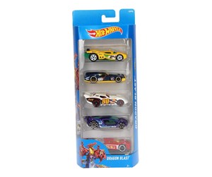 Leketøysbil - Hot Wheels 5-pakk Biler - assortert - 14783201