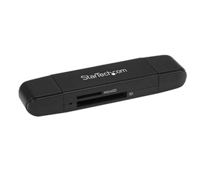 Flashminneadapter - StarTech.com USB-A 3.0 - USB-C Memory Card Reader/Writer for SD and microSD Cards - SDMSDRWU3AC