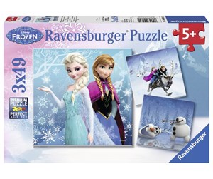 Puslespill - Ravensburger Winter Adventures - 3x49p - 92642