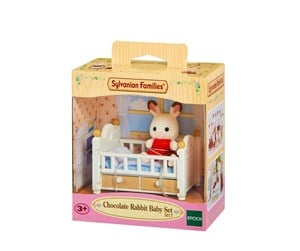 Dukker, Bamser & Utstyr - Sylvanian Families Chocolate Rabbit Baby Set - 5017