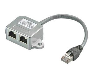 Nettverkskabel - splitter (Y-adapter) 2x RJ45 - 68909