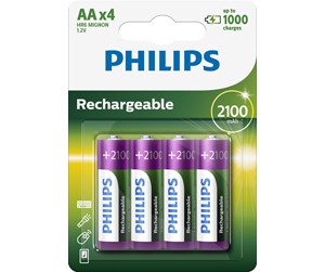 Batteri - Philips  Rechargeable AA - R6B4A210/10