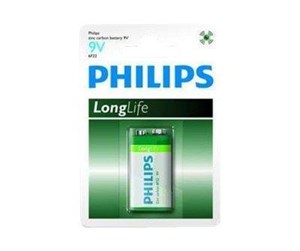 Batteri - Philips LongLife - 6F22L1B/10