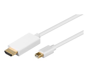 Skjermkabel - Pro Mini Displayport - HDMI - 1m - Hvit - 4040849328602