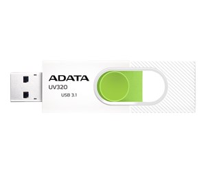 Minnepenn - A-Data UV320 - Hvit - 64GB - Minnepenn - AUV320-64G-RWHGN