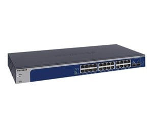 Switch/splitter - Netgear Plus XS724EM 24-Port 10G/Multi-Gigabit Plus Switch with 2 Dedicated SFP+ Ports - XS724EM-100EUS