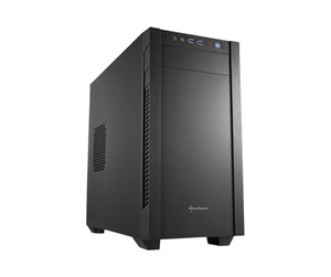 Kabinett - Sharkoon S1000 - tårn - micro-ATX - Kabinett - Miditower - Svart - 4044951013937