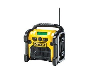 DAB, nettverks- og klokkeradio - Dewalt XR LI-ION FM/AM Compact Radio - AM/FM - Gul - DCR019-QW