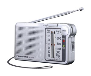 DAB, nettverks- og klokkeradio - Panasonic RF-P150DEG-S Private Radio Silver - AM/FM - Mono - RF-P150DEG-S