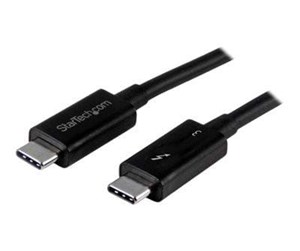 FireWire-/ThunderBolt-kabel - StarTech.com Thunderbolt 3 (40Gbps) USB C Cable - Black - 1m - TBLT3MM1MA