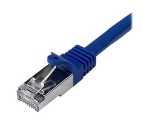 Nettverkskabel - 0.5m Blue Cat6 / Cat 6 Shielded (SFTP) Patch Cable 0.5 m - patchkabel - 50 cm - blå - N6SPAT50CMBL