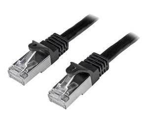 Nettverkskabel - 3m Black Cat6 / Cat 6 Shielded (SFTP) Patch Cable 3 m - patchkabel - 3 m - sort - N6SPAT3MBK