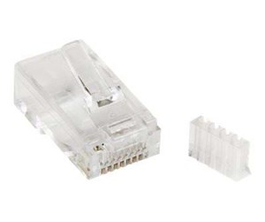 Nettverkskabel - Cat 6 RJ45 Modular Plug for Solid Wire - transparent - CRJ45C6SOL50