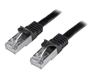 Nettverkskabel - 2m Black Cat6 / Cat 6 Shielded (SFTP) Patch Cable 2 m - patchkabel - 2 m - sort - N6SPAT2MBK