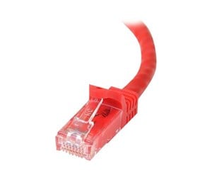 Nettverkskabel - 10m Red Cat6 / Cat 6 Snagless Patch Cable 10 m - patchkabel - 10 m - rød - N6PATC10MRD